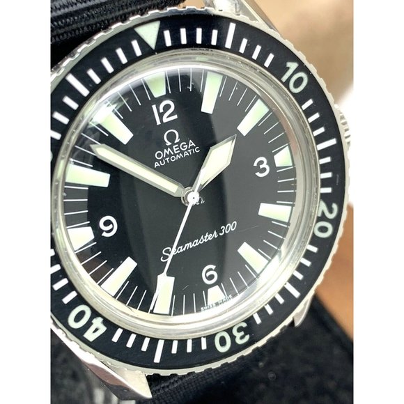 Omega Seamaster 300 Men's Watch 165.024 Swiss Automatic 1967 Vintage Bla… - Picture 12 of 13